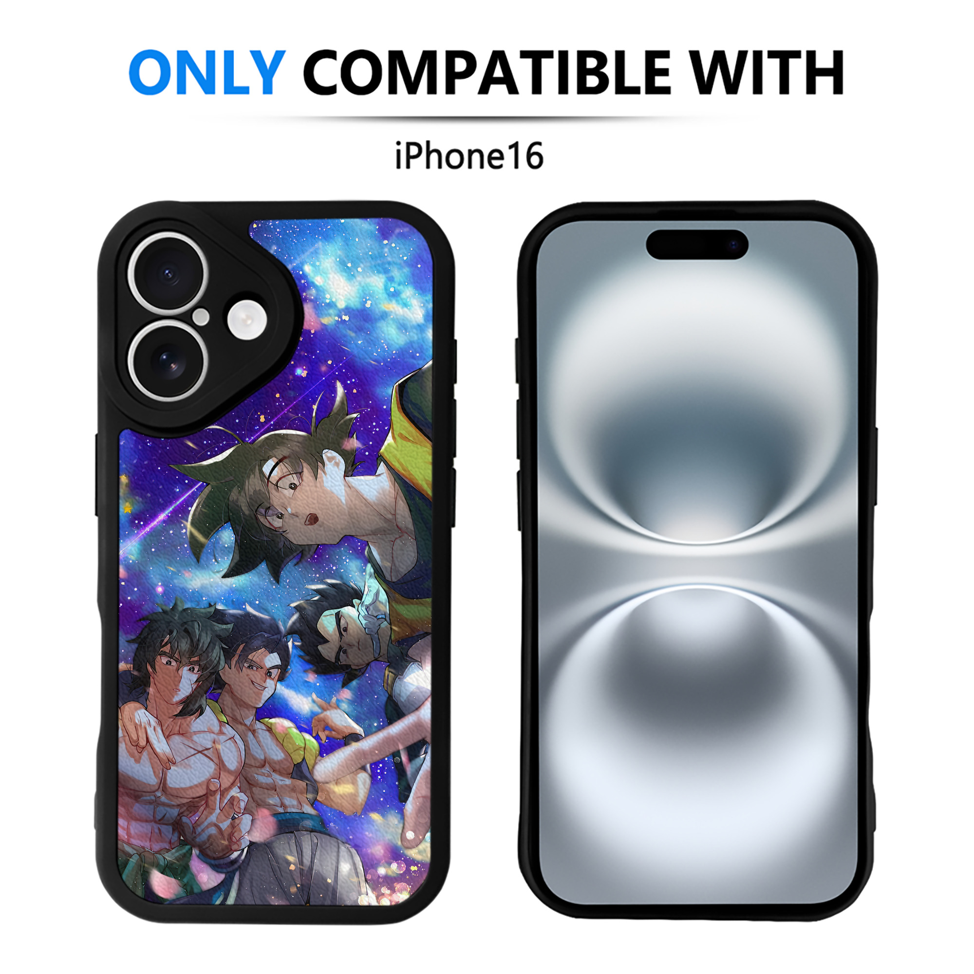 （画像用） ドラゴンボール DRAGON BALL 【iPhone 16シリーズ対応】シリコンスマホケース（レザー調） 材質：シリコン